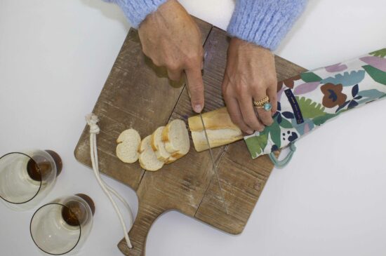 stokbrood bewaren in DIY broodzak