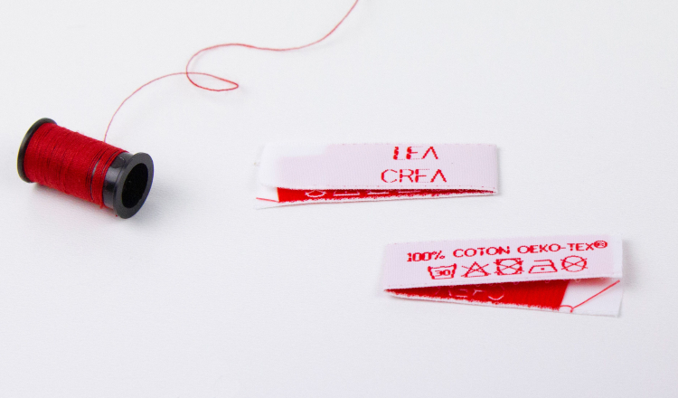 15mm kledinglabel eigen logo 