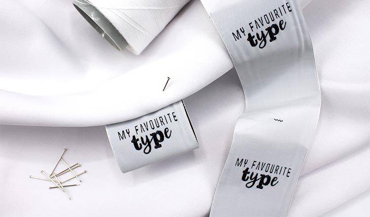 Kledinglabels met logo zelf ontwerpen