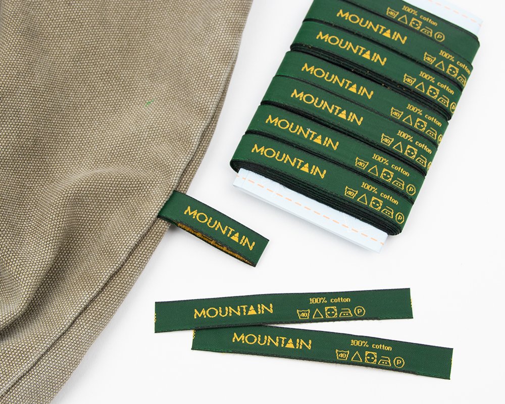 geweven label met eigen logo