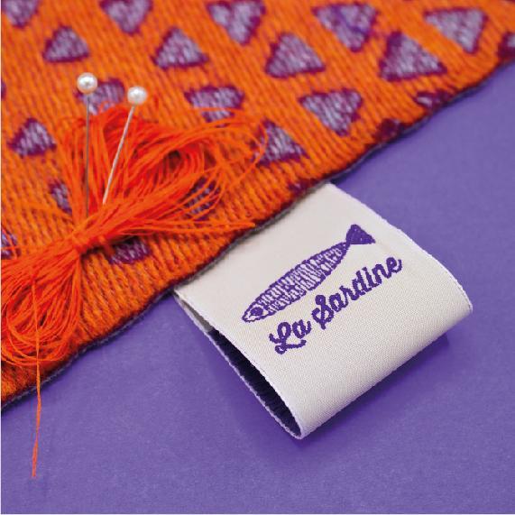 geweven label met eigen logo