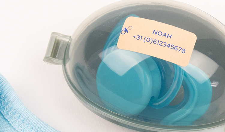 Naamstickers voor in het kinderdagverblijf